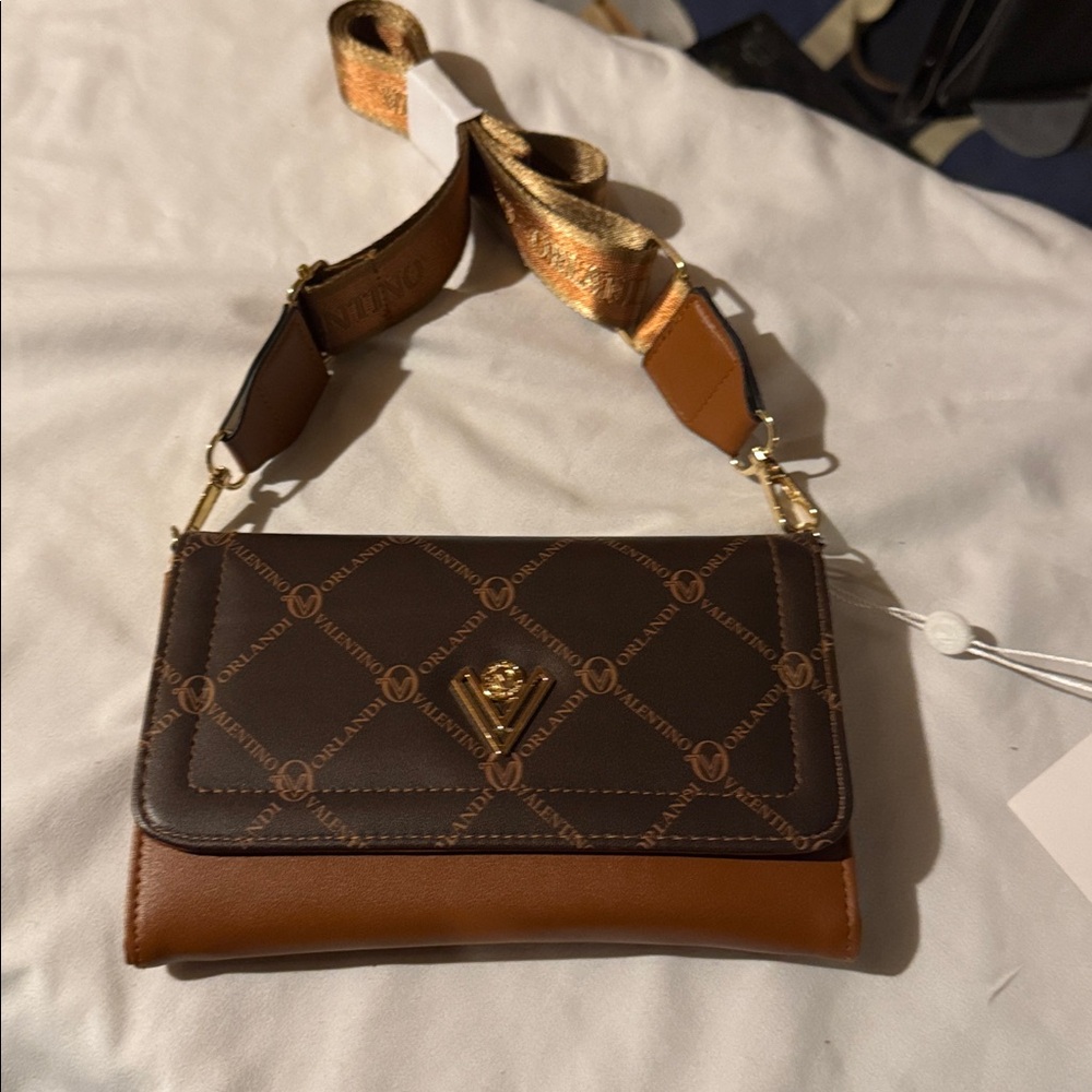 Valentino Orlandi Logo Print Accessory